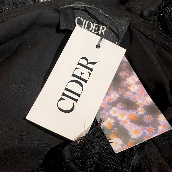 Cider Lace Trim, Vintage-Inspired Mini Dress - Size Medium - Picture 5 of 5